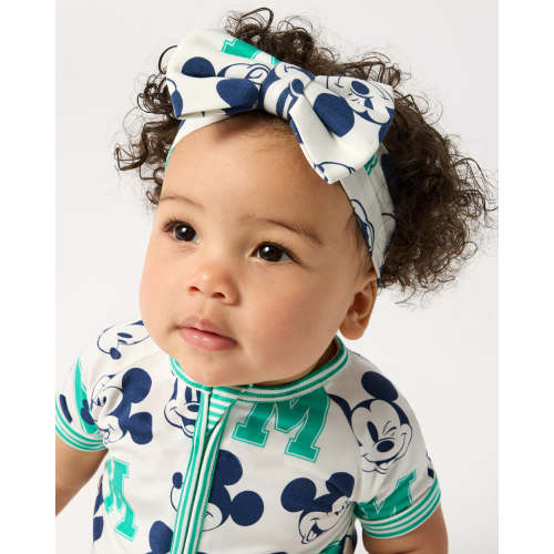 Disney Varsity Mickey Mouse Luxe Bow Headband | Little Sleepies