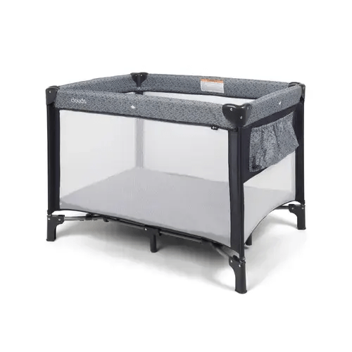 4Baby Clouds 2 In 1 V2 Portacot Grey Spot | Baby Bunting AU
