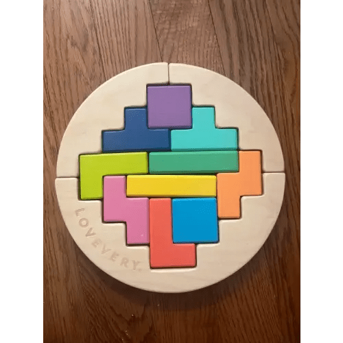 Lovevery Montessori Wooden Wobble Puzzle