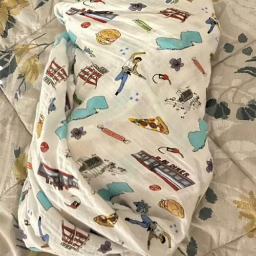 New Jersey Baby Muslin Swaddle Blanket: Soft & Breathable – Little Hometown