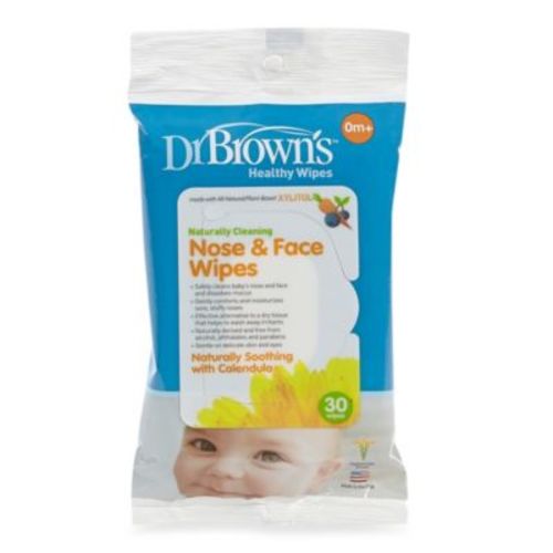 Dr. Brown's® 30-Pack Nose and Face Wipes - WHITE - ONE SIZE