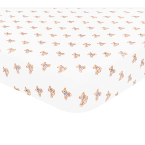 Crib Sheet in Teddy Bear