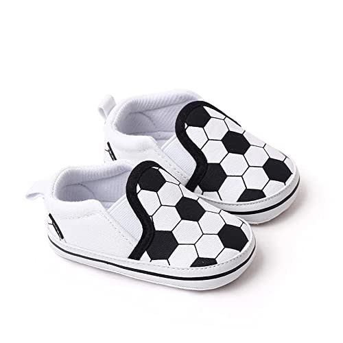 Clowora Unsex Baby Boys Girls Canvas First Walkers Shoes,Infant Non Slip Soft Sole Toddler Flat Lazy Loafers Sneaker