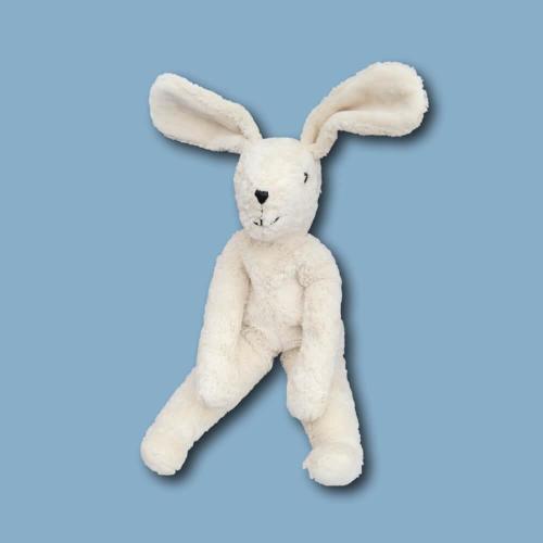 Senger Organic Cotton Rabbit, White (2 sizes) | Stuffed Animals – blueottertoys