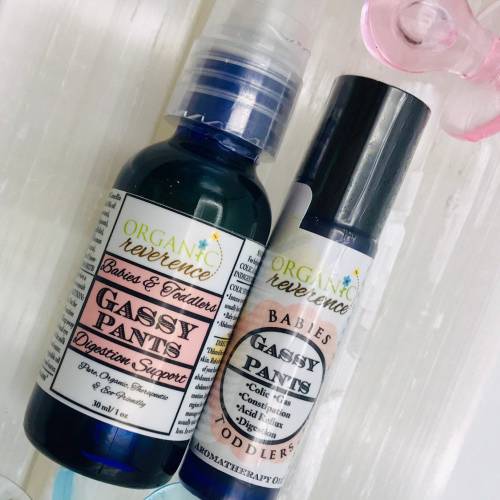 Gassy Pants Organic AROMATHERAPY Oil {Newborns - Toddlers} For Tummy Aches ~ Gas ~ Constipation ~ Indigestion