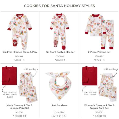 Cookies For Santa Family Pajamas | Burt’s Bees Baby®