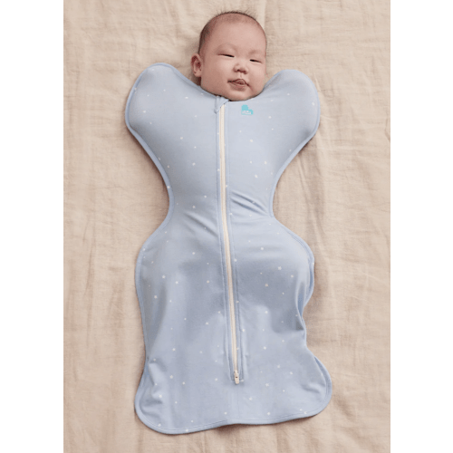 Swaddle Up™ 1.0 TOG Cotton Powder Blue Twinkle