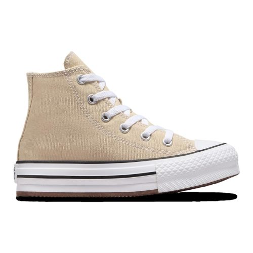 Converse Chuck Taylor All Star EVA Lift Hi - Girls' Preschool (A06345F, White/Tan)