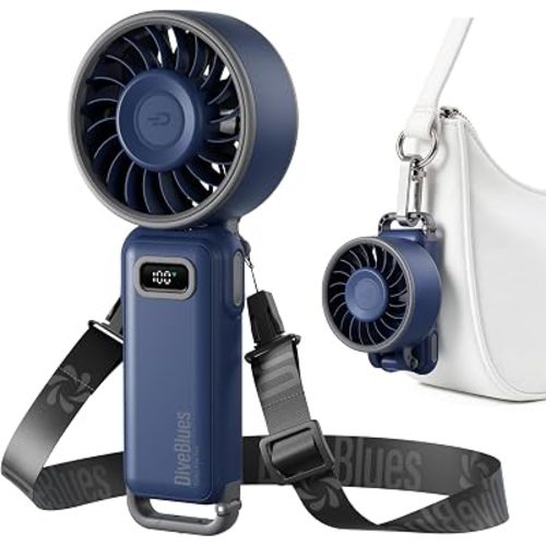 Diveblues Fanzy D6036 Portable Handheld Fan, Harbor Blue