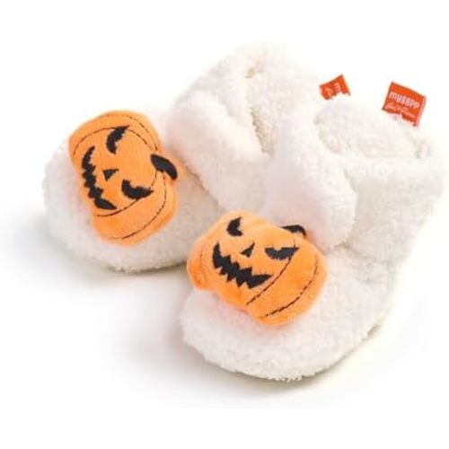 Baby Boys Girls Booties Infant Newborn Sock Shoes Slippers Winter Warm Crib Footwear First Walkers