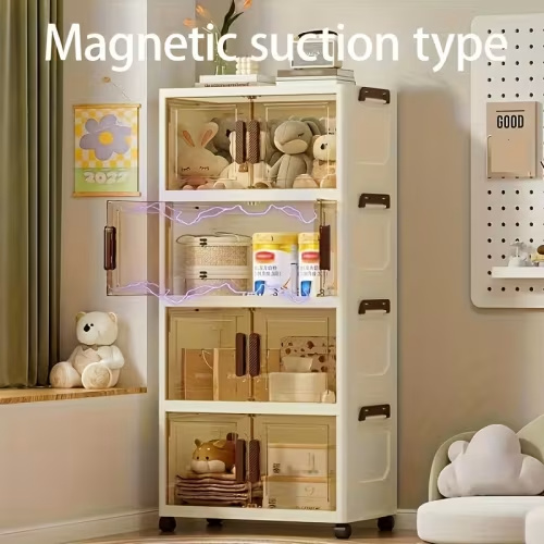 2 3 4 5 pack stackable storage bins rolling drawers space - Temu