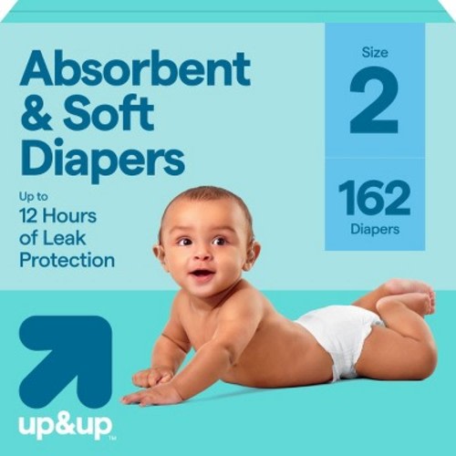 Disposable Diapers - Size 2 - 162ct - up&up™