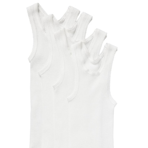 Buy Baby Vest 4 Pack in White Online | BONDS