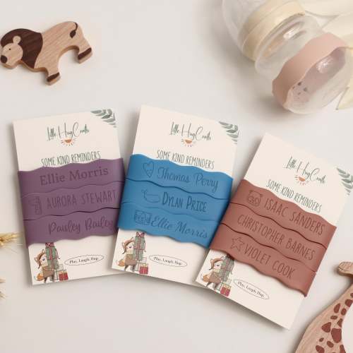 Personalized Engraved Bottle Bands, Anti-Slip Sippy Cup Labels, Ideal Gift for Kids & Families, Sport Bottle Label, Reusable Bottle Label