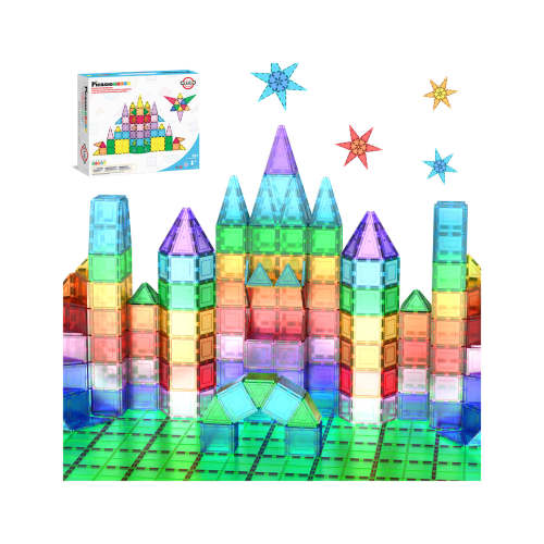 PicassoTiles 101pc Magnetic Tile Classic Building Blocks · PicassoTiles