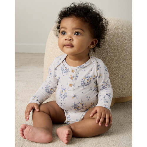 Lullaby Sky Henley Bodysuit