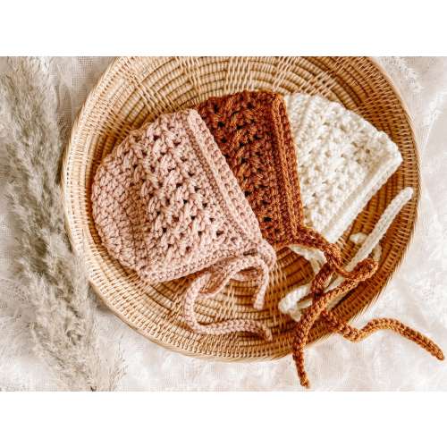 crochet baby + toddler bonnet | birdie bonnet | custom bonnet, handmade bonnet, baby bonnet, newborn bonnet, toddler bonnet, baby gift, baby