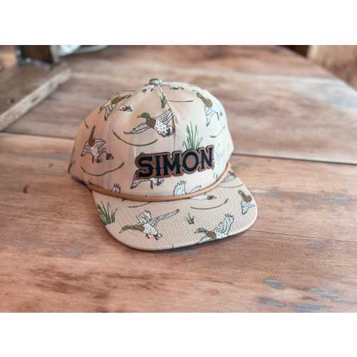 Personalized Leather Patch Snapback Hat for Boys, Toddlers & Youth - Custom Name Roper Cap - stocking stuffer
