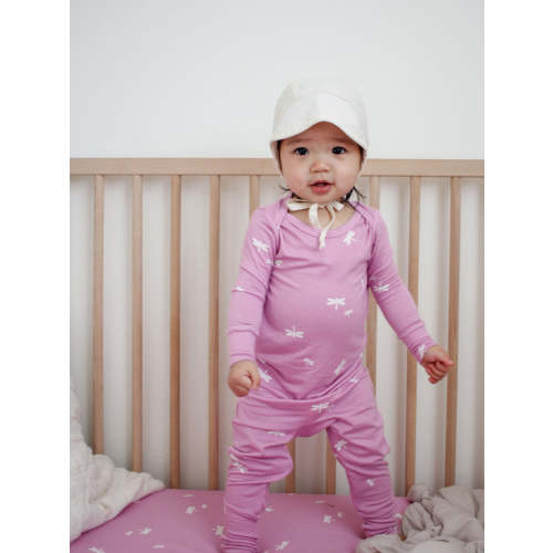Fireflies Pink Convertible Footie Pajama | günamüna