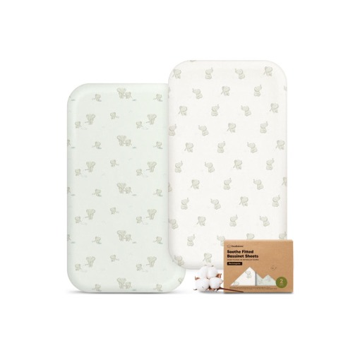 2-Pack Soothe Fitted Bassinet Sheets
