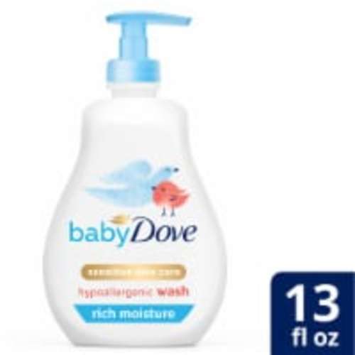 Baby Dove Sensitive Skin Care Rich Moisture Baby Wash, 13 oz