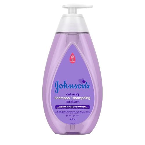 Johnson's Baby Shampoo, Calming Shampoo, Paraben Free, 600 ml