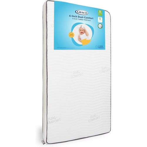 Graco 6-Inch Dual-Comfort Crib & Toddler Mattress