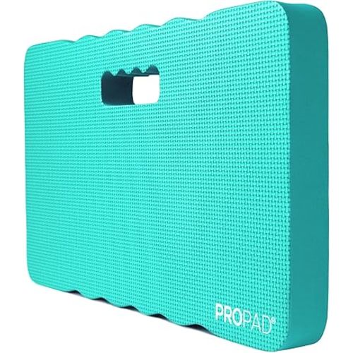 Thick Kneeling Pad, Garden Kneeler for Gardening, Bath Kneeler for Baby Bath, Kneeling Mat for Exercise & Yoga, Knee Pad for Work, Floor Foam Pad, Extra Large (XL) 18 x 11 x 1.5 Inches, Turquoise
