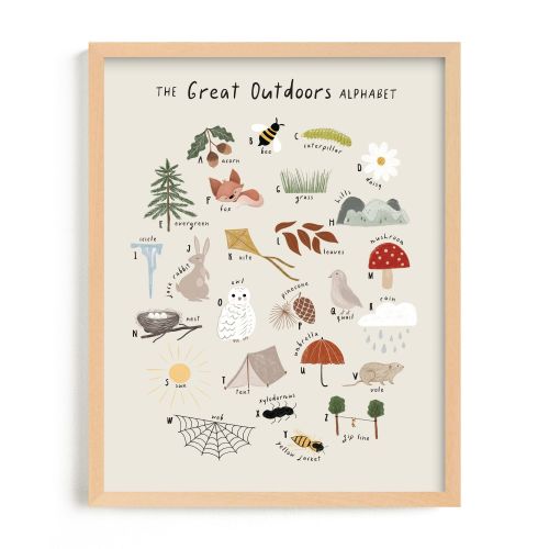 The Great Outdoors Framed Wall Art by Minted for West Elm