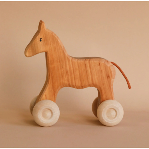 Grimm's Wooden Horse Willy Push Toy– Odin Parker