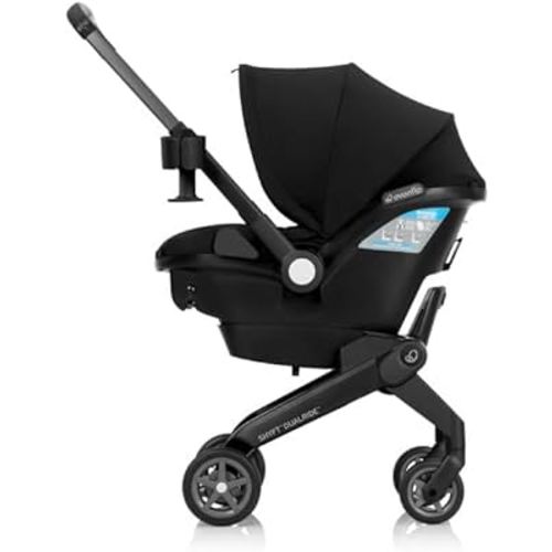 Evenflo Shyft DualRide Infant Car Seat and Stroller Combo (Ayer Pink)