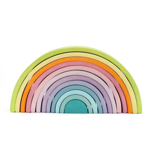 Grimms Stacking Pastel Rainbow
