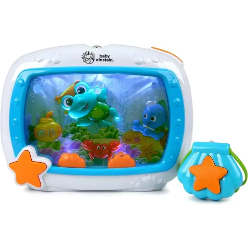 Baby Einstein Sea Dreams Soother Musical Crib Toy and Sound Machine, Newborn and up