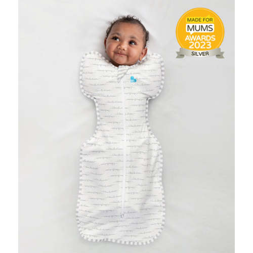 Swaddle Up™ 1.0 TOG (20-24°C) White Dreamer Original Cotton