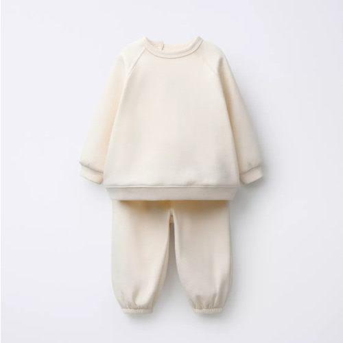 BASIC SWEATSHIRT AND JOGGER PANTS SET - Pastel blue | ZARA United States