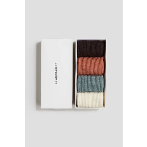 4-PACK WOOL-BLEND SOCKS