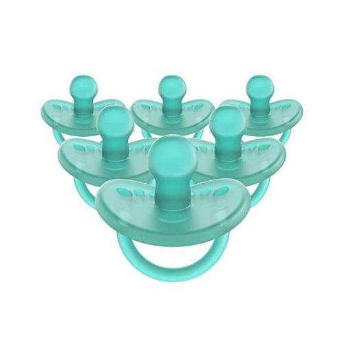 Evenflo Balance Stage 2 Orthodontic Silicone Pacifier 6 Months+ - Teal - 6ct