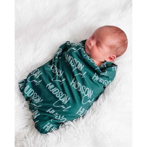 Newborn Name Blanket, baby name swaddle, baby blanket, baby name swaddle, newborn swaddle and blanket, hospital blanket, receiving blanket