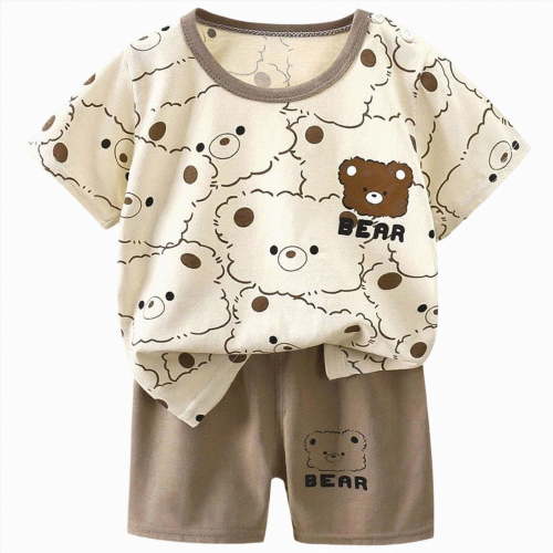 2 Pack Toddler Boys Short Sleeve T-Shirts 6-12 Months 12-24 Months 2T 3T 4T 5T 6T 7T Children Basic Cotton Tee Tops Toddler Boy Clothes 6-9 Months