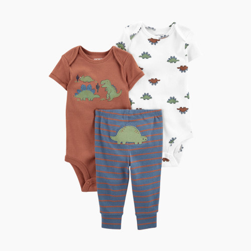 Carter's 3-Piece Dinosaur Little Character Set - Dinosaurs, Nb