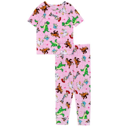 Character Toddler Viscose Unisex 2-Piece Pajama Set, Sizes 12M-5T