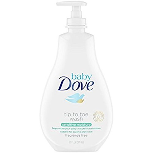 Baby Dove Wash, Sensitive Moisture, 20 oz