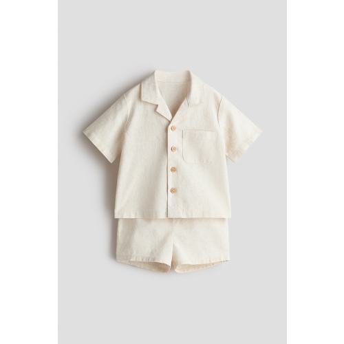 2-PIECE LINEN-BLEND SET