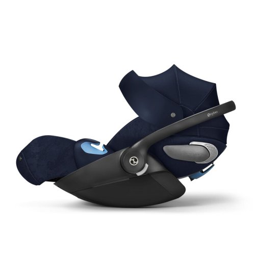 CYBEX Cloud T with Load Leg Base - Rebellious Luxury Denim Blue