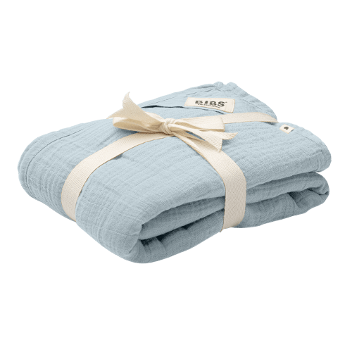 Muslin Swaddle - Baby Blue – Bibsworld store US