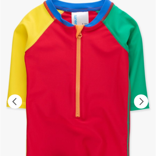 Boys Long Sleeve One Piece Rash Guard