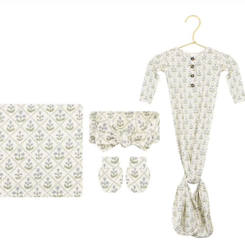 Etta Newborn Headband Bundle (Gown)