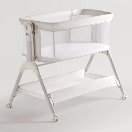 HARPPA Cuddly Sway | 3-in-1 Rocking Baby Bassinet & Bedside Sleeper with Anti-Reflux Mattress for Newborns | Attaches to Bed, Adjustable Height, Tool-Free Setup, Portable Wheels, CPSC Certified, Gentle Rocking Motion | Ideal for Infants, Safe Co-Sleeping