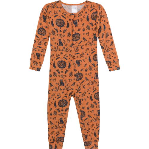 Modern Moments by Gerber Neutral Halloween Footless One-Piece Pajamas, Sizes 12 Months - 5T