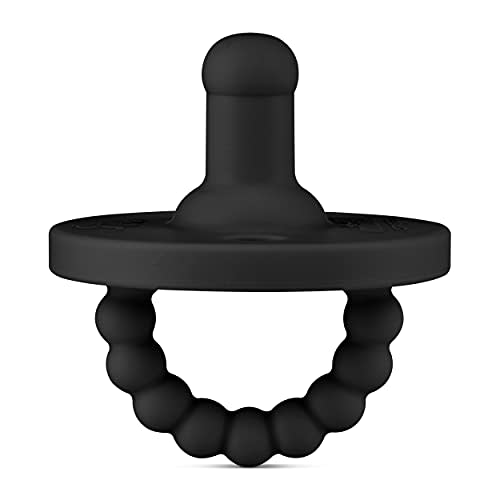 Ryan & Rose Cutie PAT Pacifier Teether (Stage 2, Black)